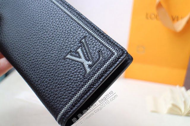 lv錢包 M66540 lv西裝夾 繡線 2019秋季款口袋錢夾  lvqb1109